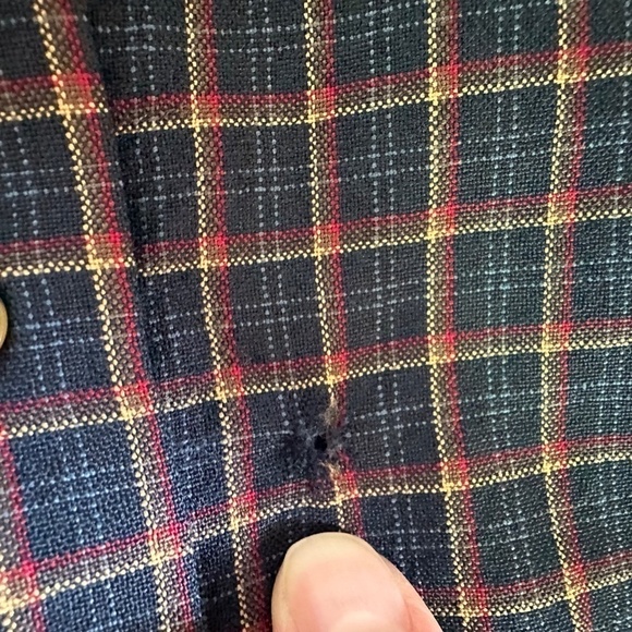 Pendleton Sir Pendleton 100% Virgin Wool Shirt M Boyd Tartan Camping Hiking - Picture 7 of 11
